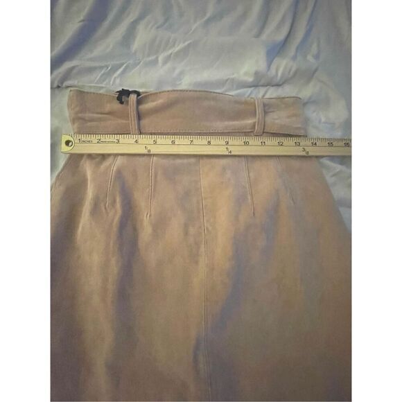 NWT BlankNyc Leather Suede Candy Blush Pink Mini Skirt Size 25 - Picture 10 of 16